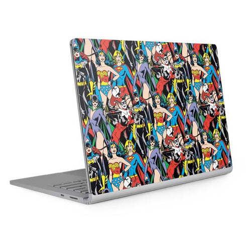 DC Comics Wonder Woman DC Bombshells Characters Pattern Surface Book 2 15in Skin